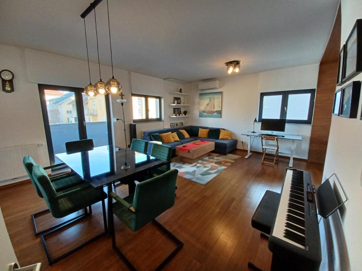 Modern 4-Star Luxury Apt - Wfh Ready, Free Parking Zagreb Eksteriør billede