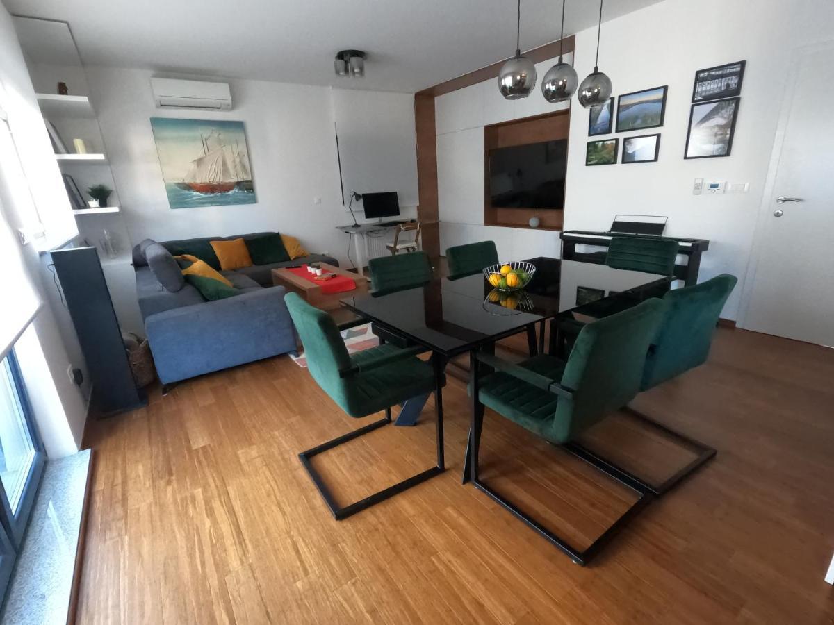 Modern 4-Star Luxury Apt - Wfh Ready, Free Parking Zagreb Eksteriør billede